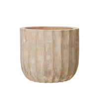 Outdoor Pot Set – Antique Terracotta Fedora by Wikholmform (Large 43x38cm & Small 33x32cm)