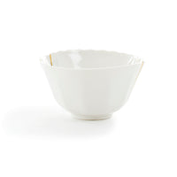 Seletti Kintsugi Small Fruit Bowl - Handmade Porcelain with 24K Gold Detailing