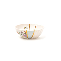 Seletti Kintsugi Salad Bowl - Handmade Porcelain with 24K Gold Accents