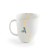 Seletti Kintsugi Mug - Handcrafted Porcelain with 24K Gold Detailing