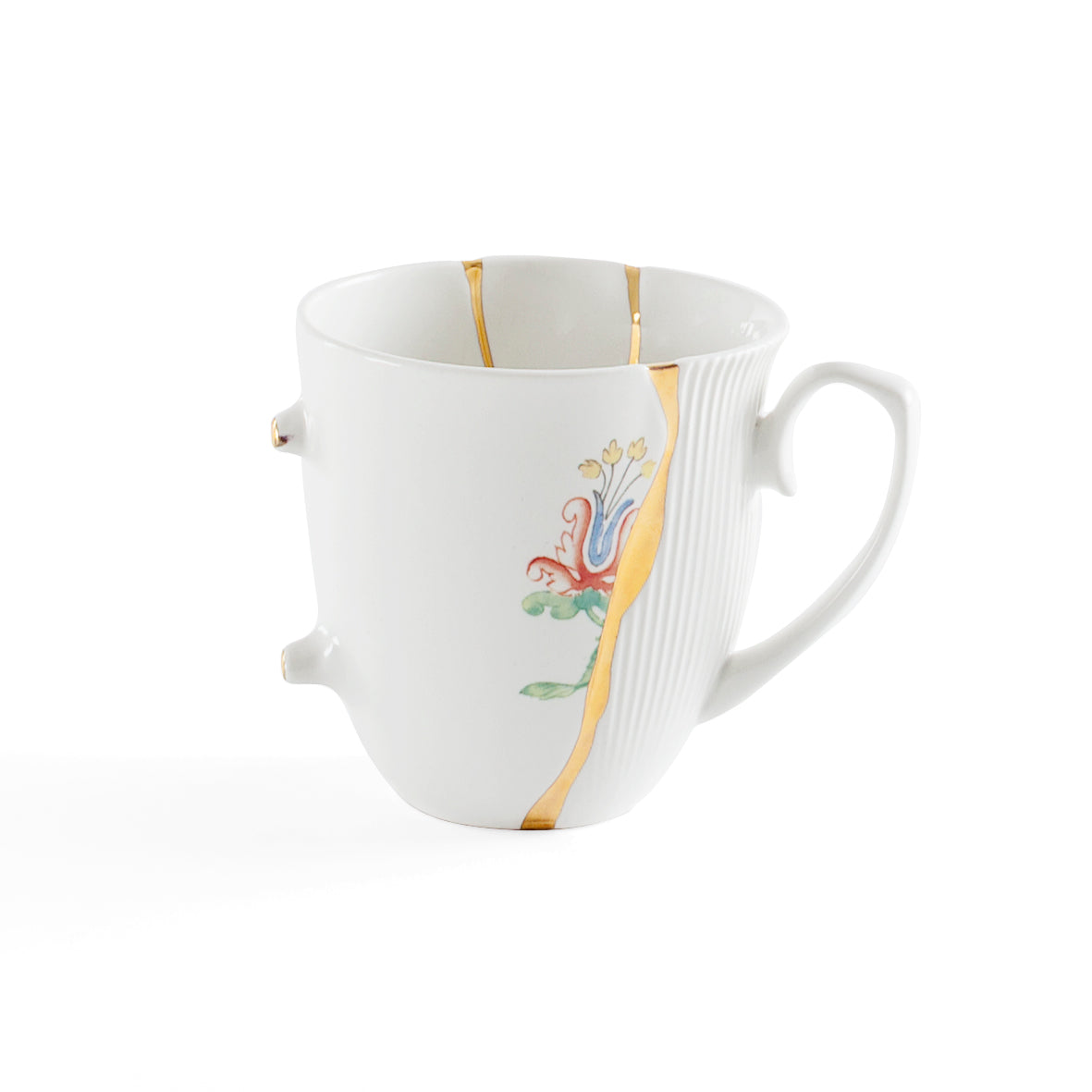 Seletti Kintsugi Mug - Handcrafted Porcelain with 24K Gold Detailing