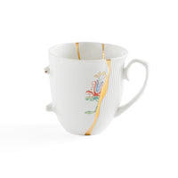 Seletti Kintsugi Mug - Handcrafted Porcelain with 24K Gold Detailing
