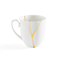 Seletti Kintsugi Mug - Handcrafted Porcelain with 24K Gold Detailing