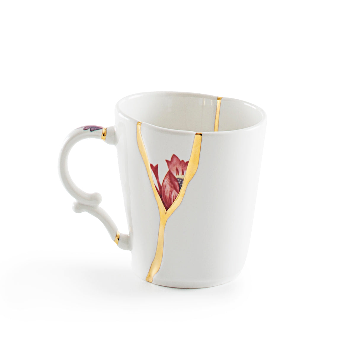 Seletti Kintsugi Mug - Handcrafted Porcelain with 24K Gold Detailing