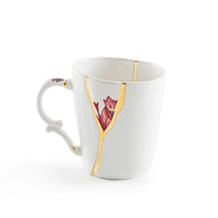 Seletti Kintsugi Mug - Handcrafted Porcelain with 24K Gold Detailing