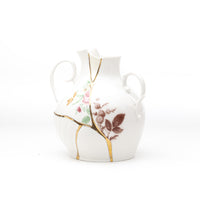 Seletti Kintsugi Vases - Handmade Porcelain Vase with 24K Gold Detailing