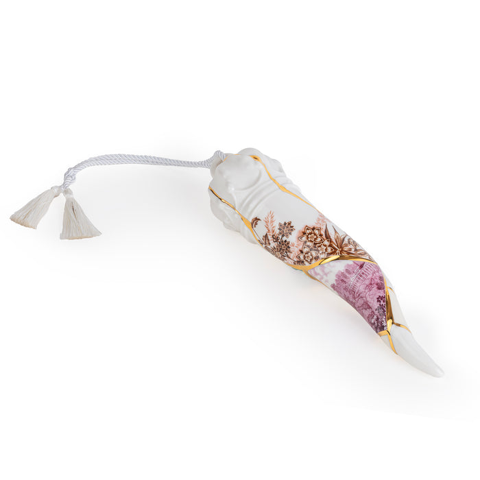 Seletti Kintsugi Lucky Horn by Marcantonio - Golden Fortune Charm