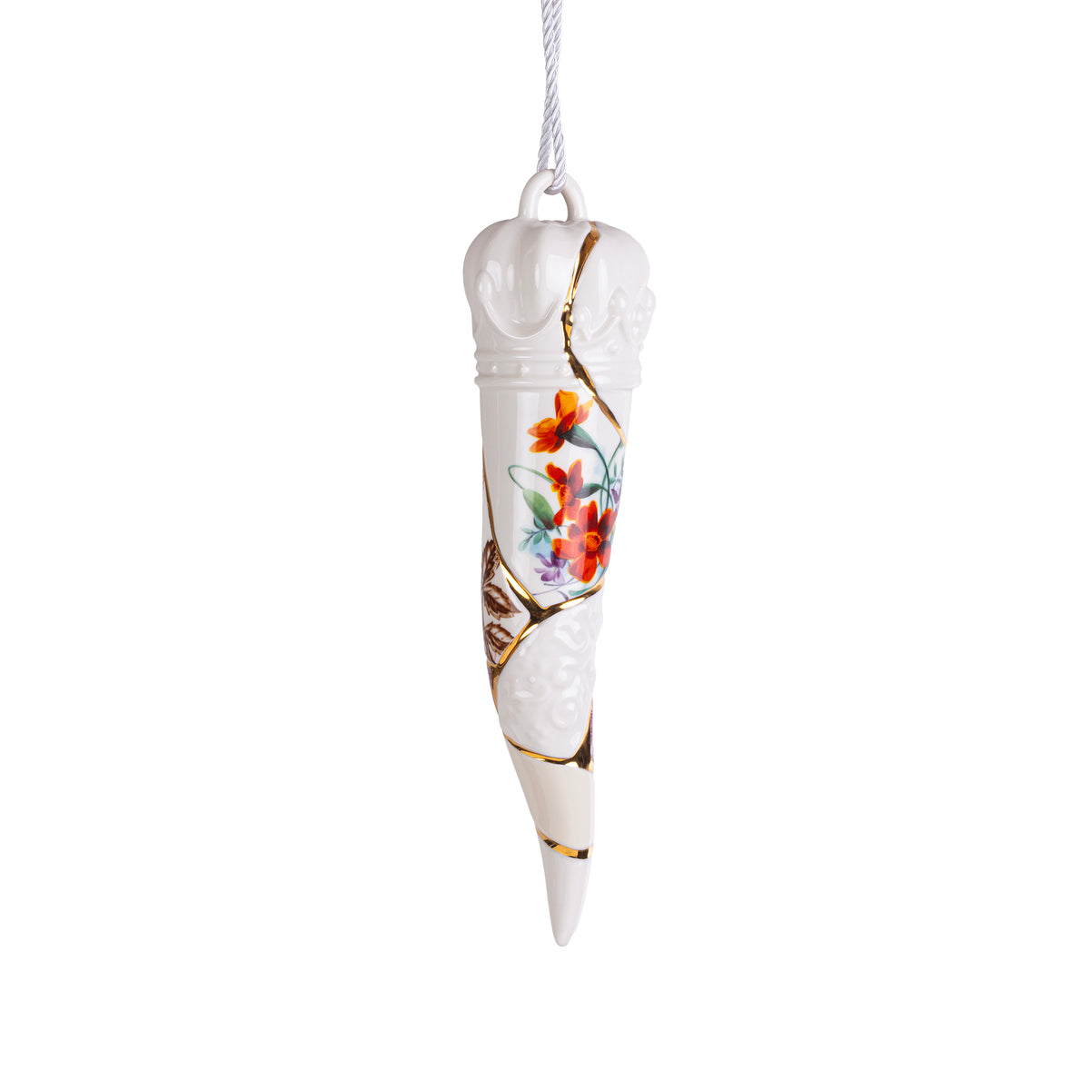 Seletti Kintsugi Lucky Horn by Marcantonio - Golden Fortune Charm
