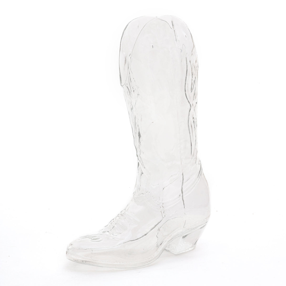 Crystal Bootie Glass Vase by Seletti - Quirky Boot-Shaped Decorative Vase