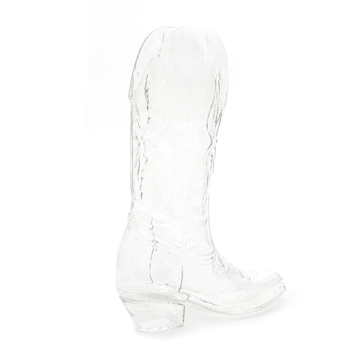 Crystal Bootie Glass Vase by Seletti - Quirky Boot-Shaped Decorative Vase