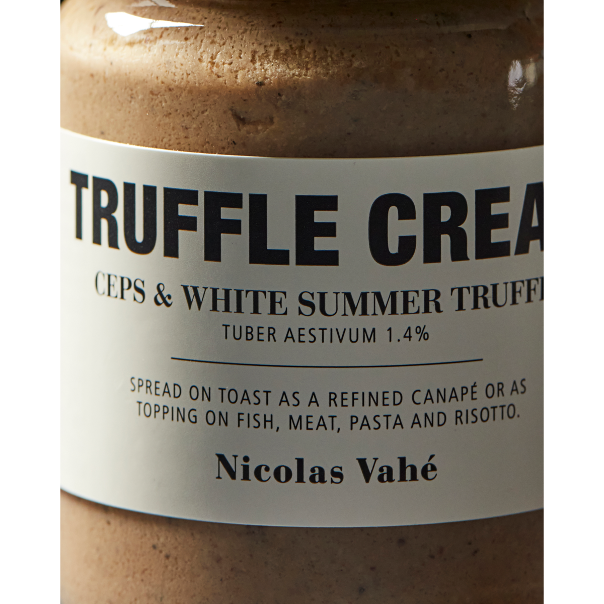 Truffle Cream with Porcini and White Summer Truffle - Gourmet Spread by Nicolas Vahé