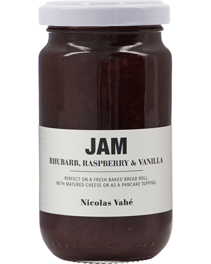 Rhubarb, Raspberry & Vanilla Jam by Nicolas Vahe