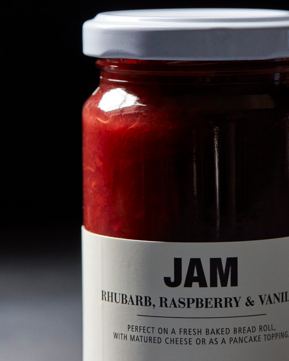 Rhubarb, Raspberry & Vanilla Jam by Nicolas Vahe