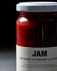 Rhubarb, Raspberry & Vanilla Jam by Nicolas Vahe