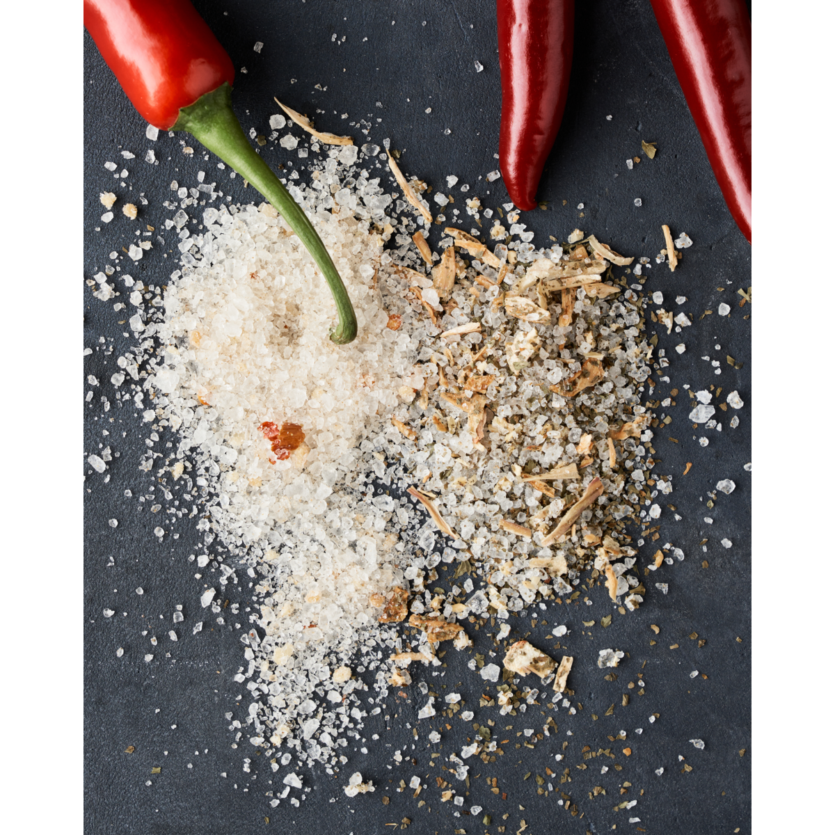 Organic Chilli Salt & Wild Garlic Salt Gift Box by Nicolas Vahé