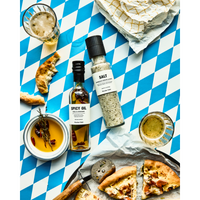 Nicolas Vahé Pizza Gift Box - Pizza Kit with Seasoning & Infused Olive Oil