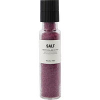 Red Wine & Bay Leaf Salt Grinder by Nicolas Vahé (340g)