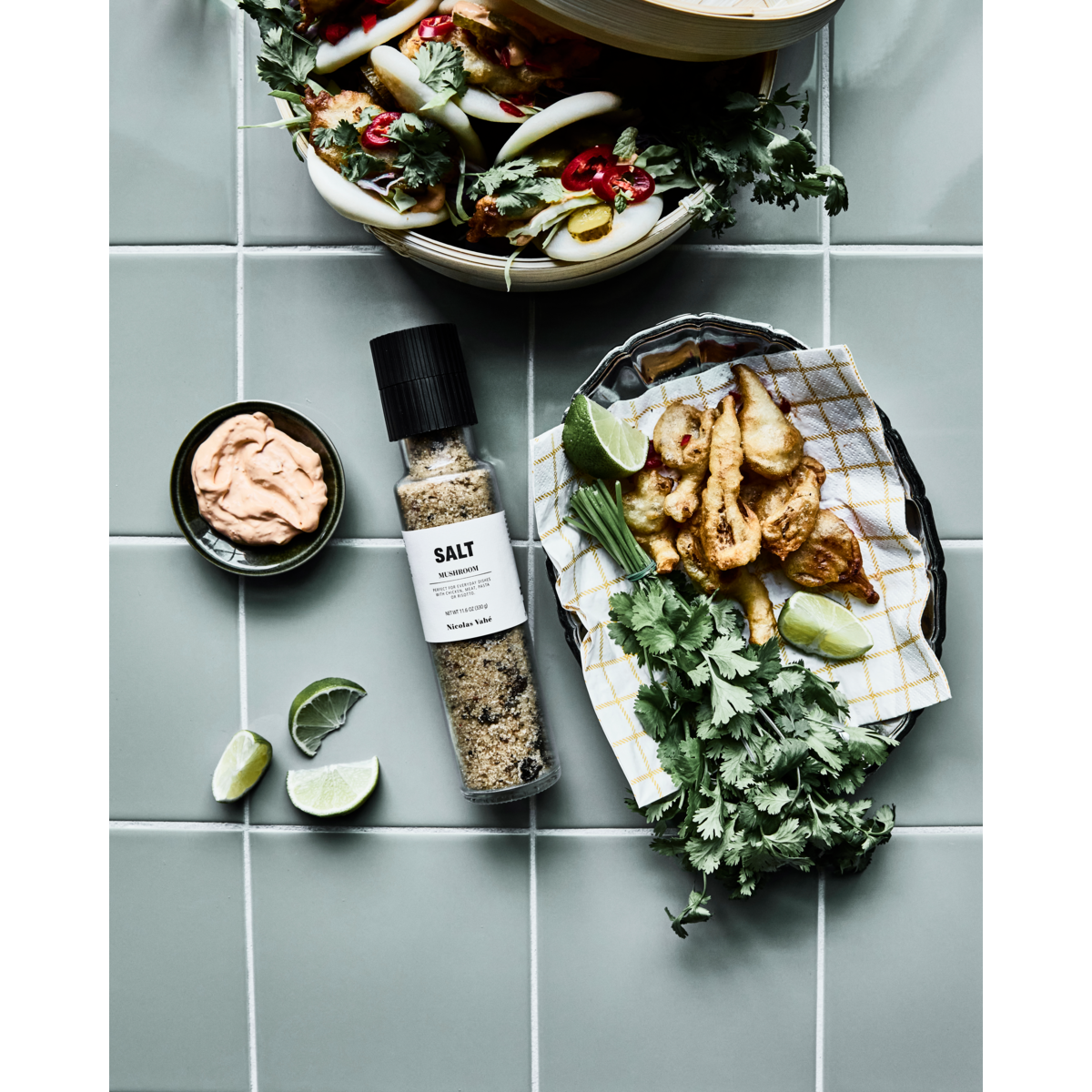 Mushroom Salt Grinder by Nicolas Vahé (330g)