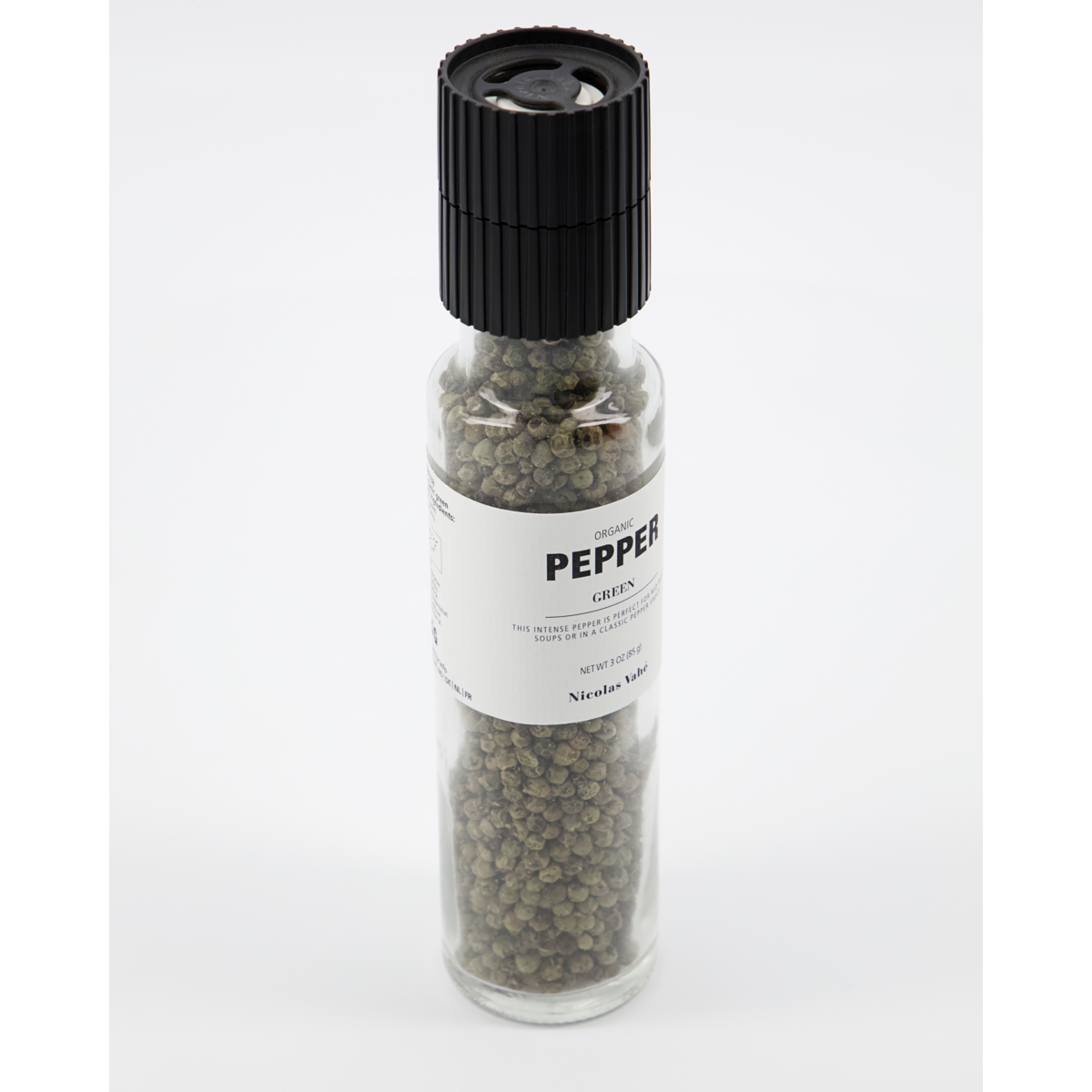 Organic Green Pepper Grinder by Nicolas Vahé (85g)