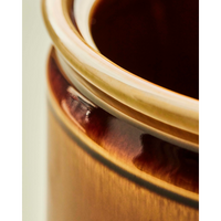 Stoneware Jar – Mocha by Nicolas Vahé