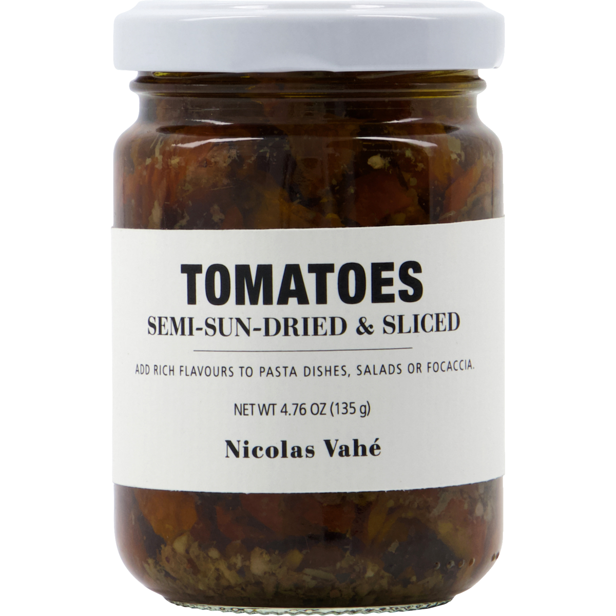 Sun-Dried Tomatoes in Olive Oil - Nicolas Vahé Gourmet Condiment (135g)