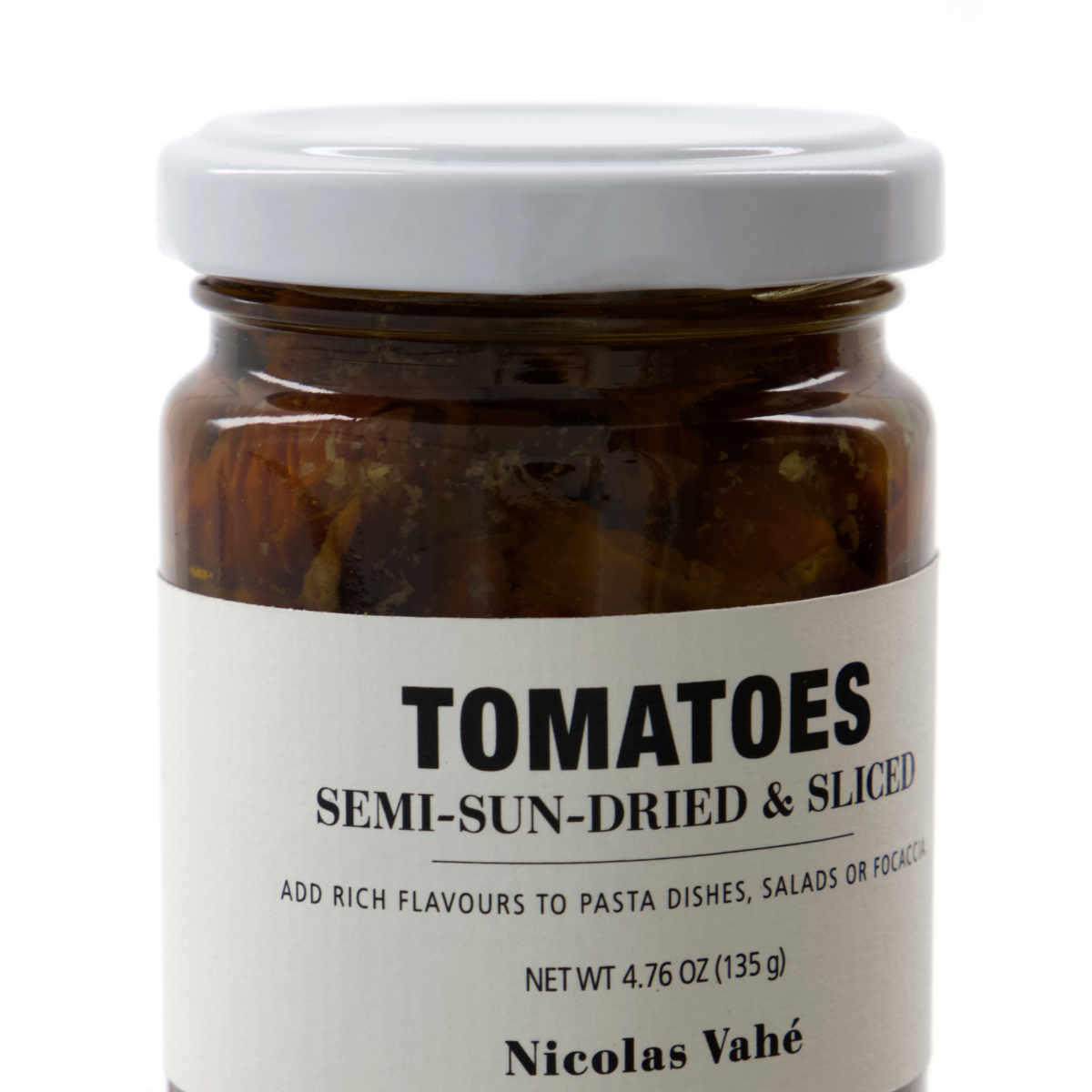 Sun-Dried Tomatoes in Olive Oil - Nicolas Vahé Gourmet Condiment (135g)