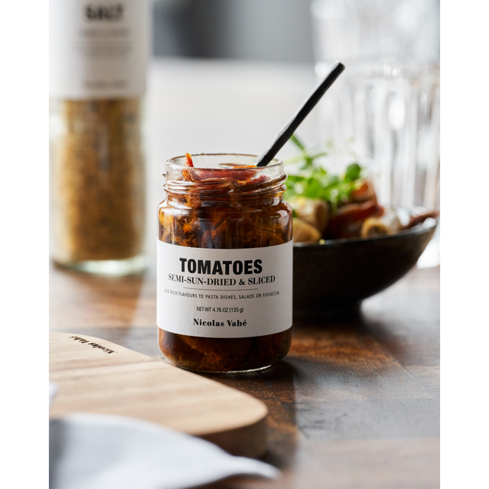 Sun-Dried Tomatoes in Olive Oil - Nicolas Vahé Gourmet Condiment (135g)