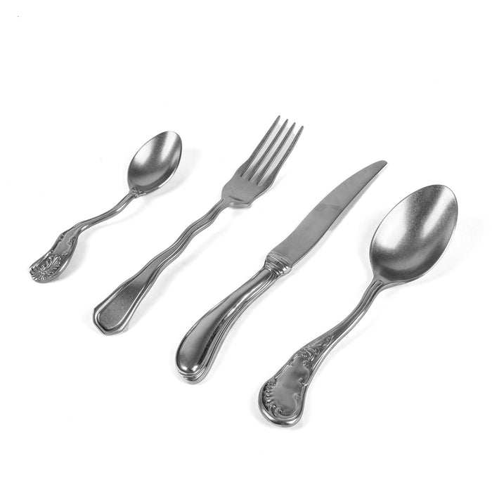 Cutlery Set by Seletti Classics on Acid - Statement Silverware with Distorted Baroque Design