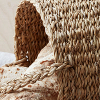 Seagrass Basket with Handle, Natural Use with Handle by Nicolas Vahe