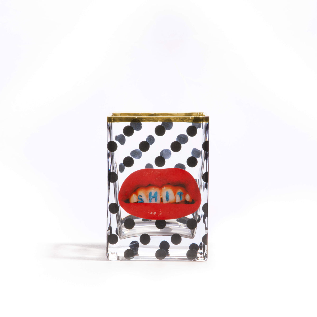 Seletti x TOILETPAPER Square Glass Vase - Medium & Large