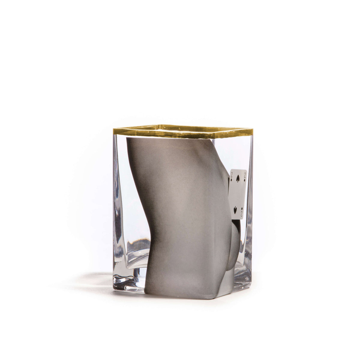 Seletti x TOILETPAPER Square Glass Vase - Medium & Large