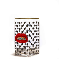 Seletti x TOILETPAPER Square Glass Vase - Medium & Large