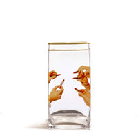 Seletti x TOILETPAPER Square Glass Vase - Medium & Large