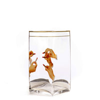 Seletti x TOILETPAPER Square Glass Vase - Medium & Large