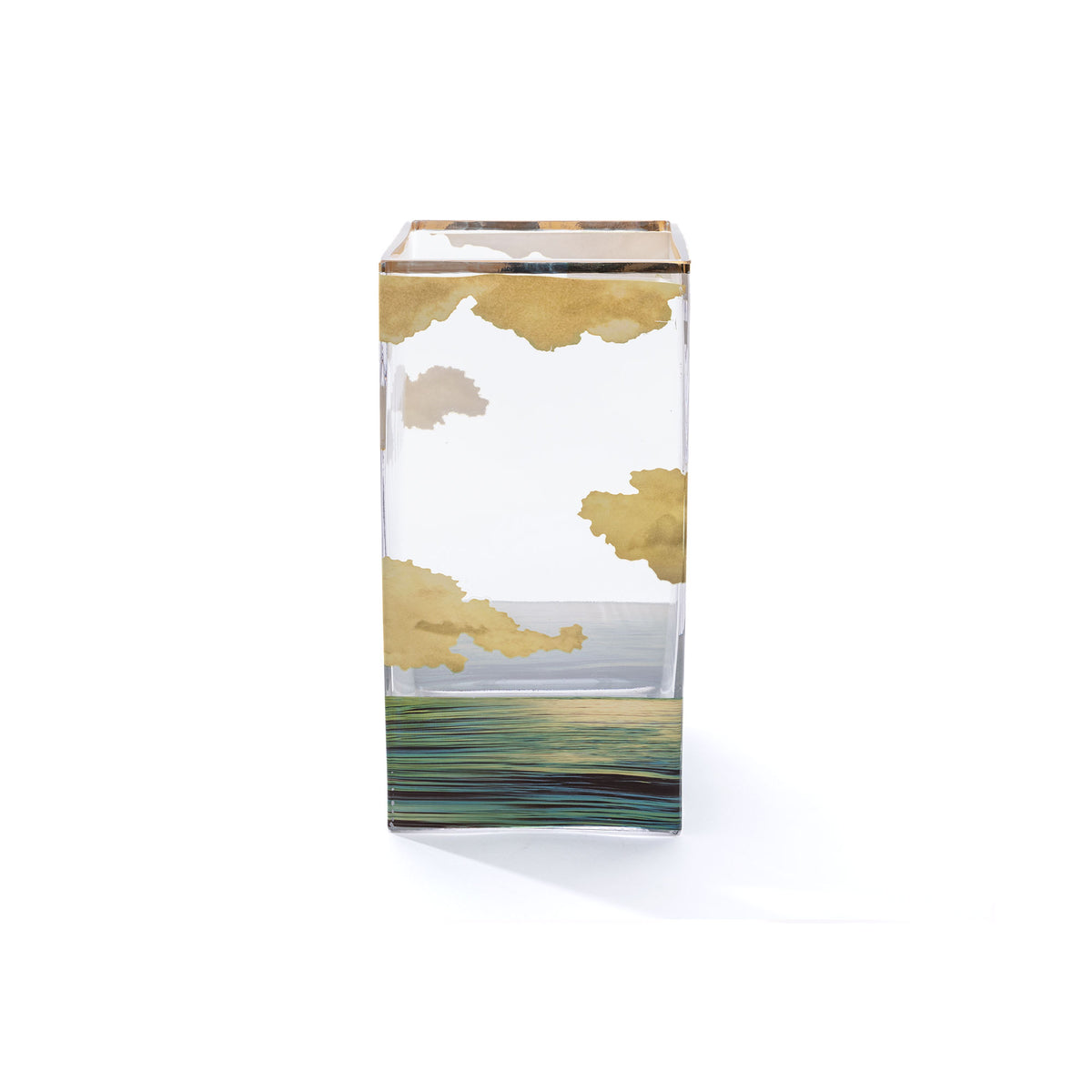 Seletti x TOILETPAPER Square Glass Vase - Medium & Large