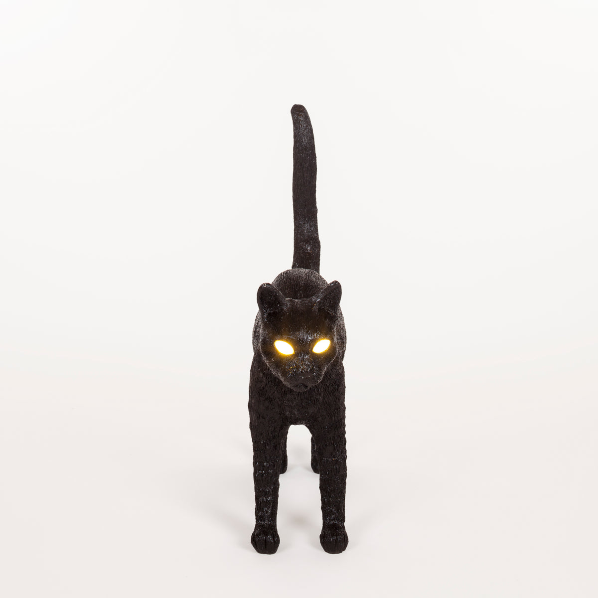 Jobby The Cat Lamp - Wireless Black LED Cat Lamp by Seletti
