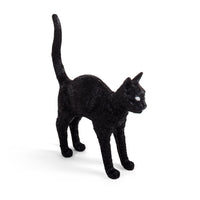 Jobby The Cat Lamp - Wireless Black LED Cat Lamp by Seletti