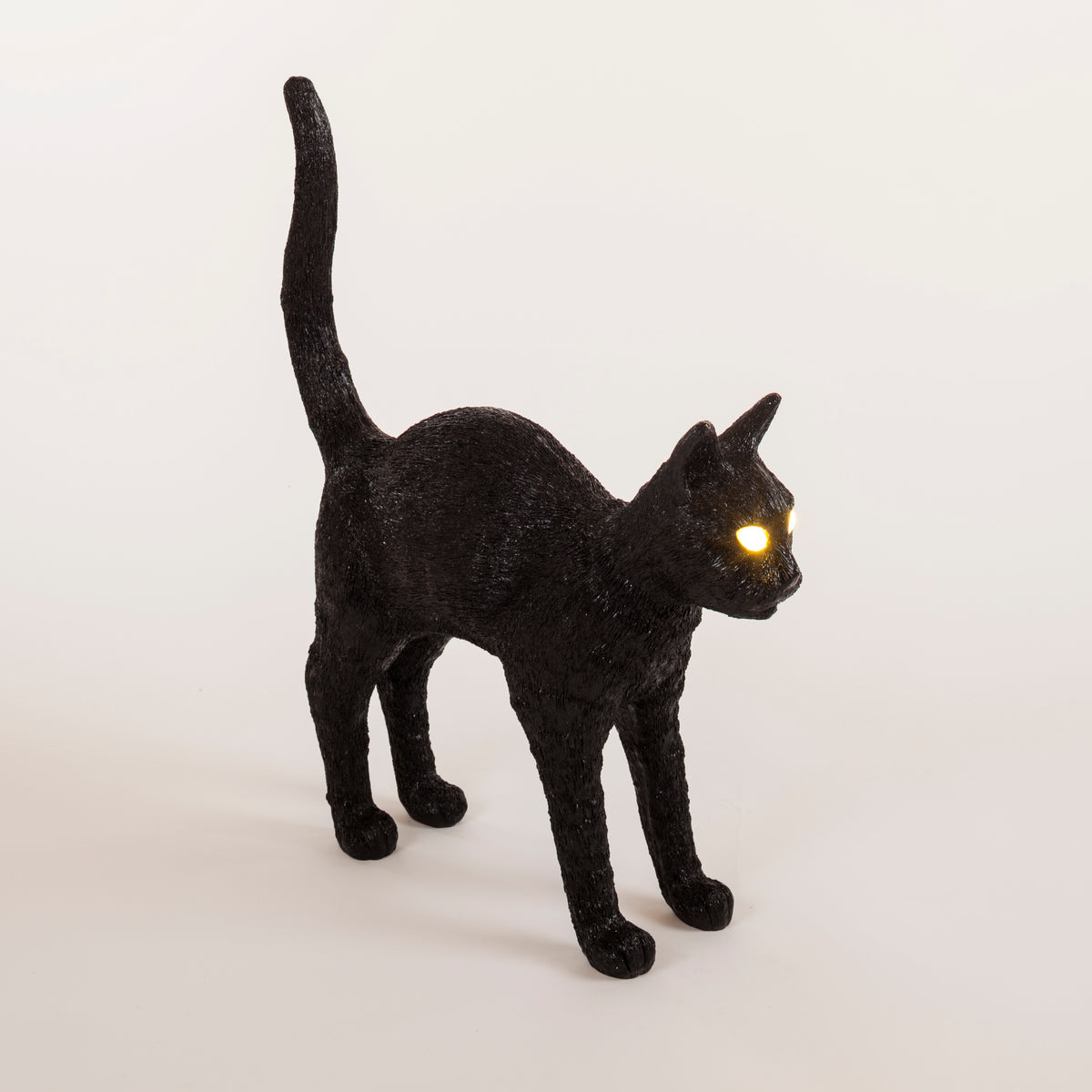 Jobby The Cat Lamp - Wireless Black LED Cat Lamp by Seletti
