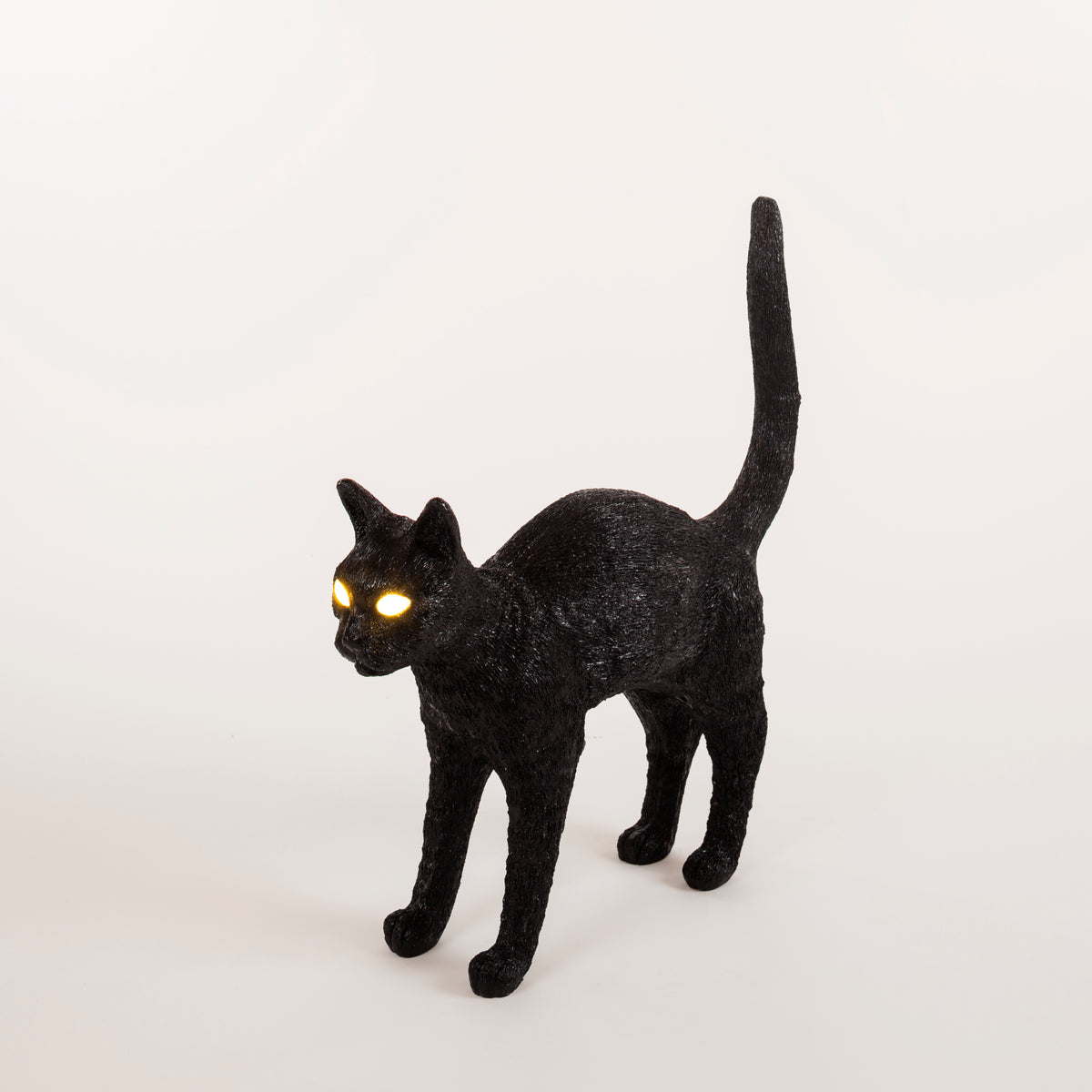 Jobby The Cat Lamp - Wireless Black LED Cat Lamp by Seletti