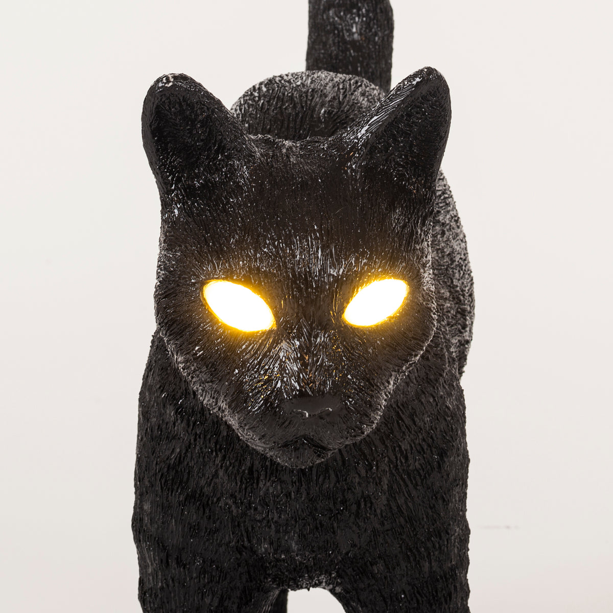 Jobby The Cat Lamp - Wireless Black LED Cat Lamp by Seletti