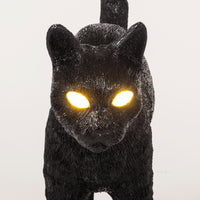 Jobby The Cat Lamp - Wireless Black LED Cat Lamp by Seletti