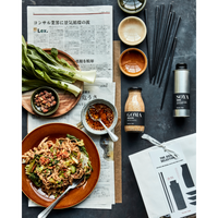 Asian Dining Gift Set by Nicolas Vahé – Soya Sauce, Goma Dressing, Bowls & Chopsticks