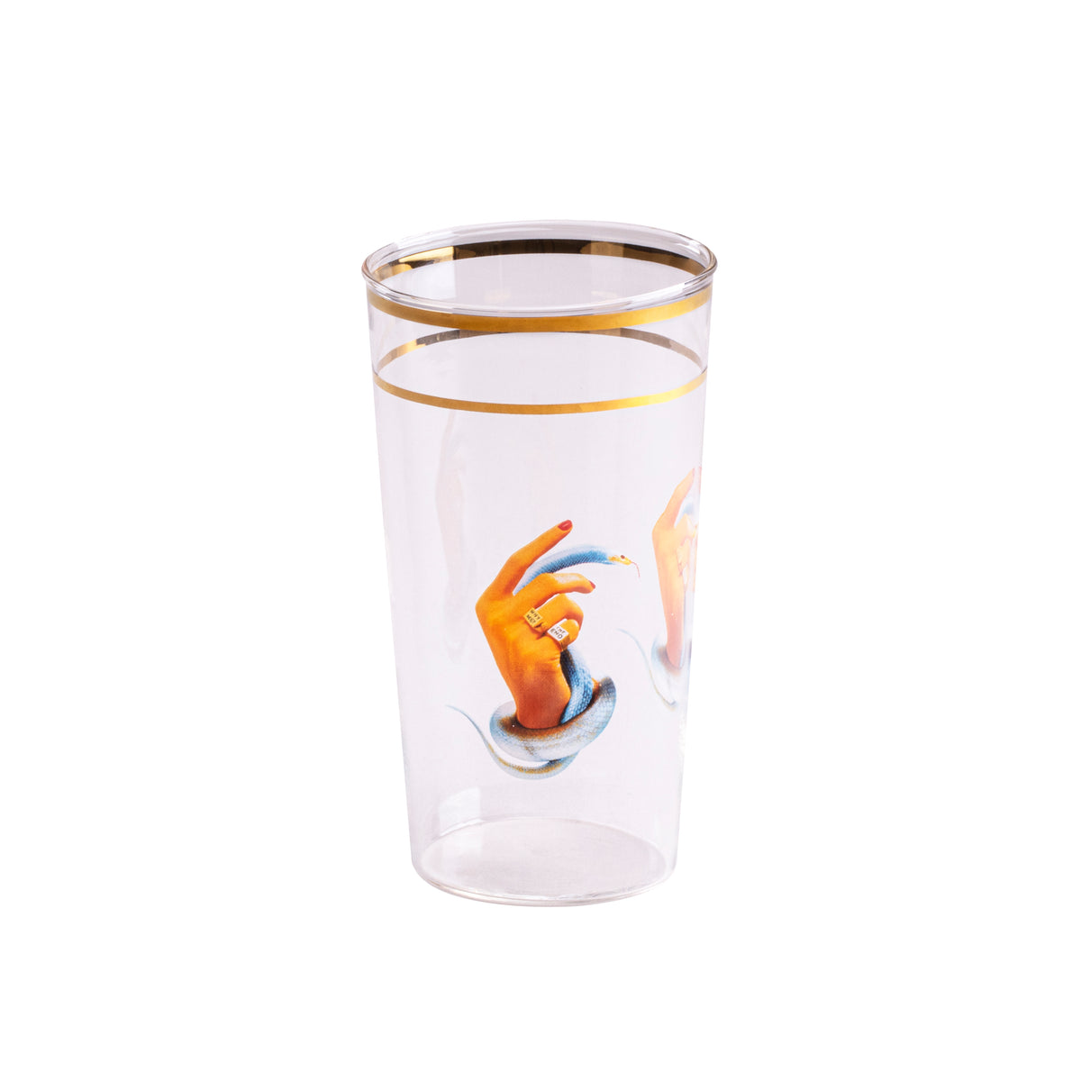Seletti TOILETPAPER Tall Drinking Glass - Bold Borosilicate Glassware in Multiple Designs
