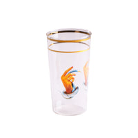 Seletti TOILETPAPER Tall Drinking Glass - Bold Borosilicate Glassware in Multiple Designs