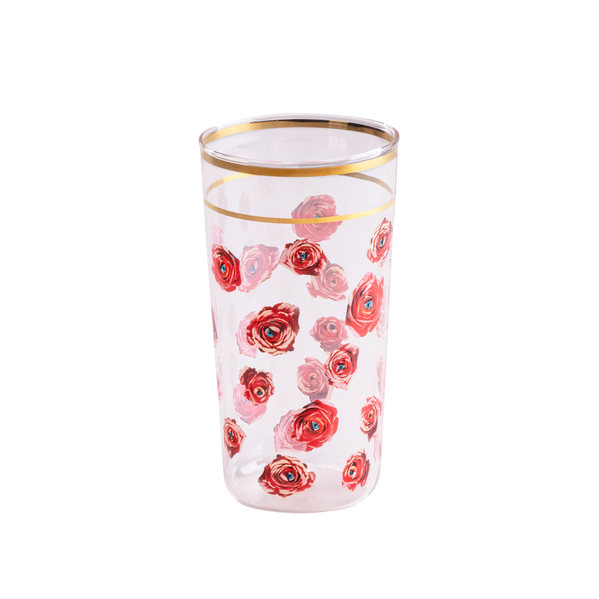 Seletti TOILETPAPER Tall Drinking Glass - Bold Borosilicate Glassware in Multiple Designs