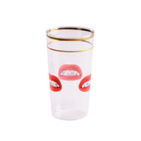 Seletti TOILETPAPER Tall Drinking Glass - Bold Borosilicate Glassware in Multiple Designs