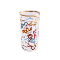 Seletti TOILETPAPER Tall Drinking Glass - Bold Borosilicate Glassware in Multiple Designs