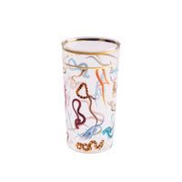 Seletti TOILETPAPER Tall Drinking Glass - Bold Borosilicate Glassware in Multiple Designs