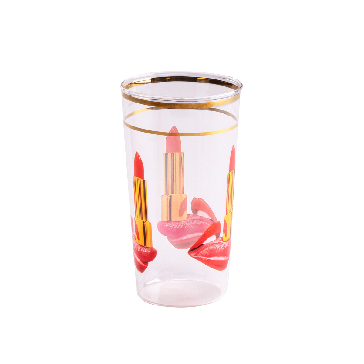 Seletti TOILETPAPER Tall Drinking Glass - Bold Borosilicate Glassware in Multiple Designs