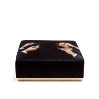 Poufs and Modular Sofa by Seletti and TOILETPAPER Home - Bold Statement Furniture with Golden Base (Multiple Designs) Modular Sofa
